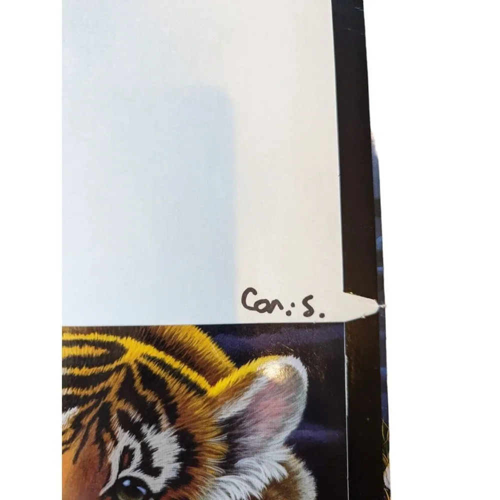 Vtg. MEADE Tiger Cub Snow Leopard Pocket Folders 2